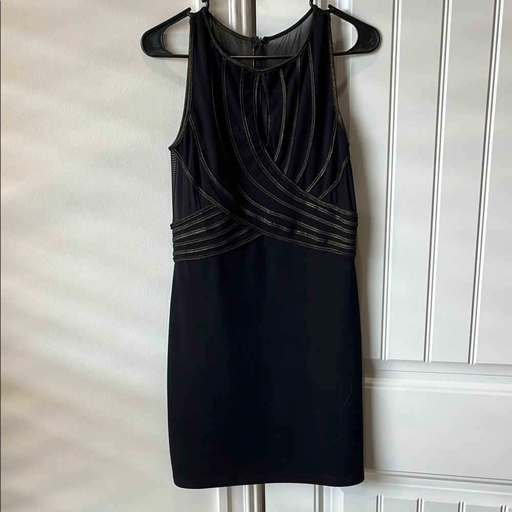 Elegant Black Mini Dress